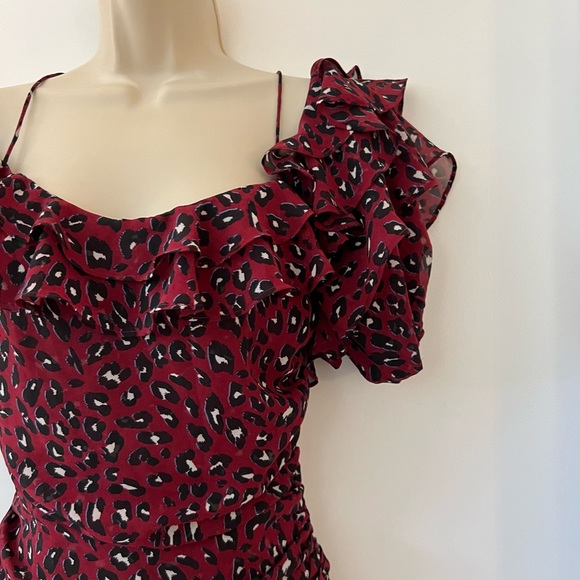 Leopard Ruffle Dress - Picture 7 of 14